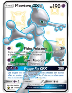 Pokemon Mewtwo Gx Fa Shiny Carte Pok Mon Sv Sv Destin Es Occu