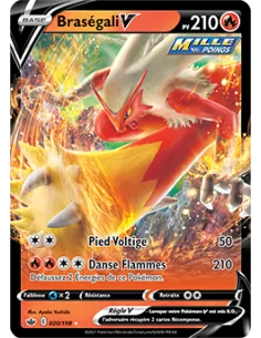 CARTE POKÉMON BRASÉGALI V 20/198 EB6 - Cartes Pokémon Françaises | Keytwo.be votre boutique Pokémon de référence
