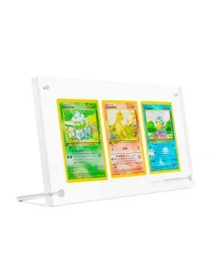 Protection Acrylique PROKASES® pour 3 cartes a jouer UV Résistant (99,9%) - Protection Acrylique PROKASES® pour des cartes | Key