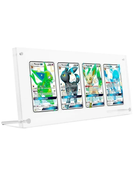 Protection Acrylique PROKASES® pour 4 cartes à jouer UV Résistant (99,9%) - Protection Acrylique PROKASES® pour des cartes | Key