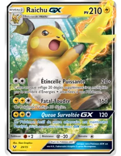 CARTE POKÉMON RAICHU GX 29/73 SL3.5 - Cartes Pokémon Françaises | Keytwo.be votre boutique Pokémon de référence
