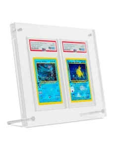 Protection Acrylique PROKASES® pour 2 cartes PSA UV Résistant (99,9%) - Protection Acrylique PROKASES® pour des cartes PSA | Key