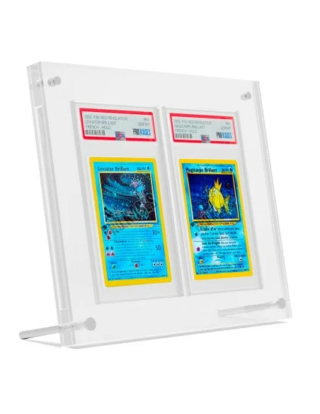 Protection Acrylique PROKASES® pour 2 cartes PSA UV Résistant (99,9%) - Protection Acrylique PROKASES® pour des cartes PSA | Key