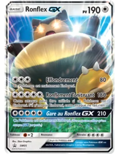 CARTE POKÉMON RONFLEX GX PROMO SM05 SL - Cartes Pokémon Françaises | Keytwo.be votre boutique Pokémon de référence
