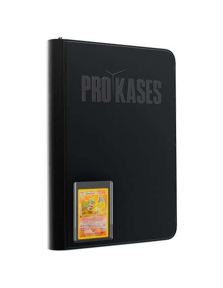 Portfolio Noir Top Loader PROKASES® capacité 216 - Portfolio Top Loader PROKASES® | Keytwo.be votre boutique Pokémon de référenc
