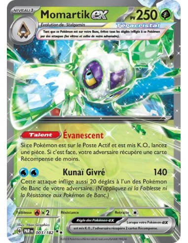 Momartik ex 3/182- Carte Pokémon Faille Paradoxe [FR] - Cartes Pokémon Françaises | Keytwo.be votre boutique Pokémon de référenc