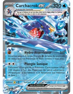 Carchacrok ex 38/182- Carte Pokémon Faille Paradoxe [FR] - Cartes Pokémon Françaises | Keytwo.be votre boutique Pokémon de référ