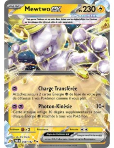 Mewtwo ex 58/182 - Carte Pokémon Faille Paradoxe [FR] - Cartes Pokémon Françaises | Keytwo.be votre boutique Pokémon de référenc