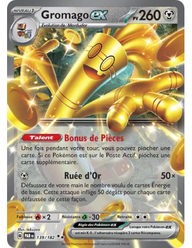 Gromago ex 139/182 - Carte Pokémon Faille Paradoxe [FR] - Cartes Pokémon Françaises | Keytwo.be votre boutique Pokémon de référe