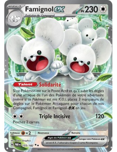 Famignol ex 155/182 - Carte Pokémon Faille Paradoxe [FR] - Cartes Pokémon Françaises | Keytwo.be votre boutique Pokémon de référ