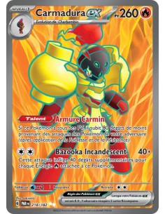 Carmadura ex 218/182 - Carte Pokémon Faille Paradoxe [FR] - Cartes Pokémon Françaises | Keytwo.be votre boutique Pokémon de réfé