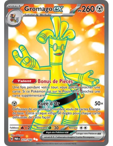 Gromago ex 231/182 - Carte Pokémon Faille Paradoxe [FR] - Cartes Pokémon Françaises | Keytwo.be votre boutique Pokémon de référe
