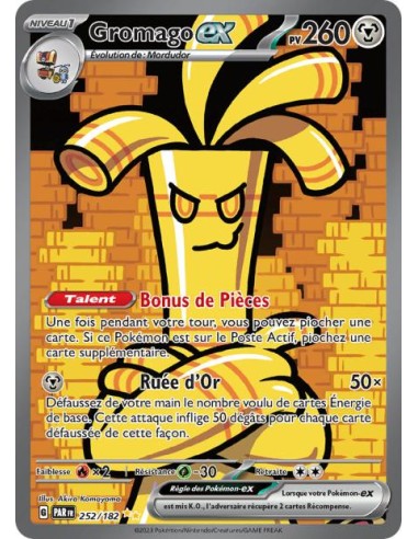 Gromago ex 252/182 - Carte Pokémon Faille Paradoxe [FR] - Cartes Pokémon Françaises | Keytwo.be votre boutique Pokémon de référe