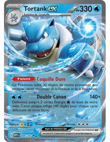 Tortank ex 9/165 - Carte Pokémon Ecarlate et Violet 151 E&V 3.5 [FR] - Cartes à l'unité Pokémon | Keytwo.be votre boutique Pokém
