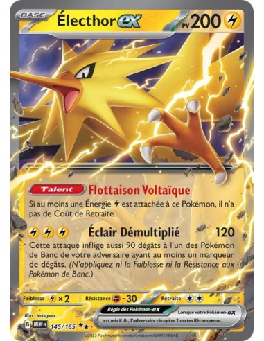 Electhor ex 145/165 - Carte Pokémon Ecarlate et Violet 151 E&V 3.5 [FR] - Cartes à l'unité Pokémon | Keytwo.be votre boutique Po