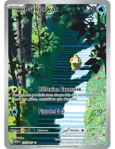 Psykokwak 175/165 - Carte Pokémon Ecarlate et Violet 151 E&V 3.5 [FR] - Cartes à l'unité Pokémon | Keytwo.be votre boutique Poké