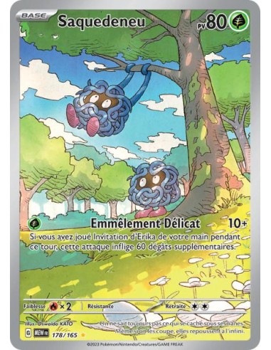 Saquedeneu 178/165 - Carte Pokémon Ecarlate et Violet 151 E&V 3.5 [FR] - Cartes à l'unité Pokémon | Keytwo.be votre boutique Pok