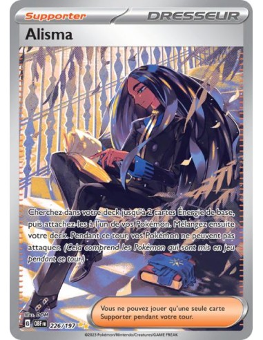 Alisma 226/197 - Carte Pokémon Flammes Obsidiennes [FR] - Cartes Pokémon Françaises | Keytwo.be votre boutique Pokémon de référe