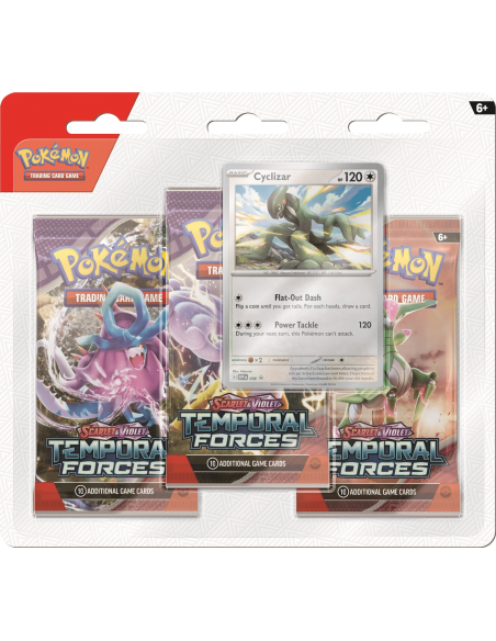 Tripack EV05 - Pokémon Forces Temporelles - Français - Tripack Pokémon | Keytwo.be votre boutique Pokémon de référence