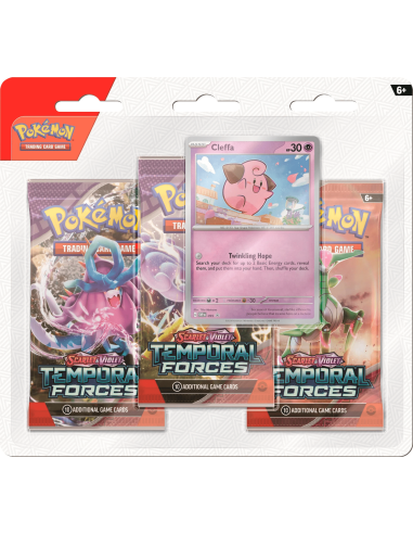 Tripack EV05 - Pokémon Forces Temporelles - Français - Tripack Pokémon | Keytwo.be votre boutique Pokémon de référence