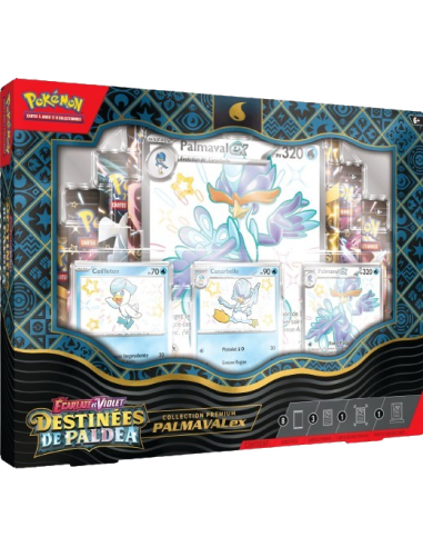 Coffret Collection Premium Palmaval EX Destinées de Paldéa Pokémon - EV4.5 [FR] - Coffret Ultra Premium | Keytwo.be votre boutiq