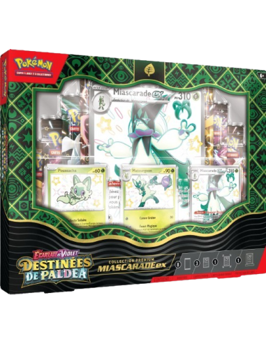 Coffret Collection Premium Miascarade EX Destinées de Paldéa Pokémon - EV4.5 [FR] - Coffret Ultra Premium | Keytwo.be votre bout