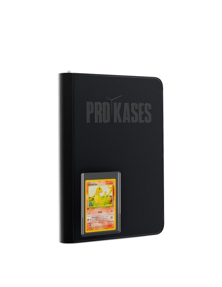 Portfolio Noir Top Loader PROKASES® capacité 96 - Classeur Top Loaders | Keytwo.be votre boutique Pokémon de référence