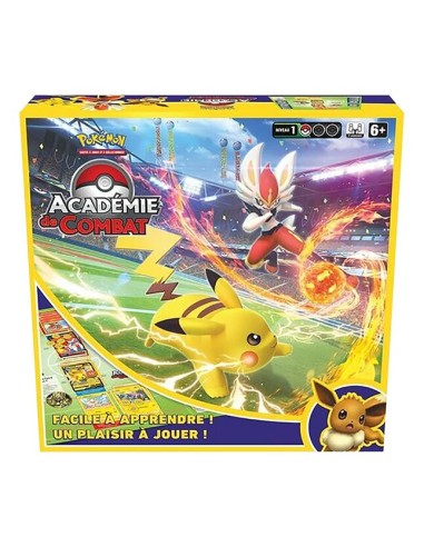 Pokémon – Académie de Combat - Jeu de Cartes - à partir de 6 Ans - 2 Joueurs - 10 Minutes de Temps de Jeu ou Plus - Coffret Poké