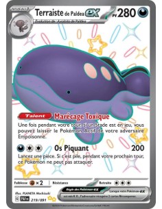 Terraiste de Paldéa ex 219/091 - Carte Pokémon Ecarlate et Violet  [FR] - Cartes à l'unité Pokémon | Keytwo.be votre boutique Po