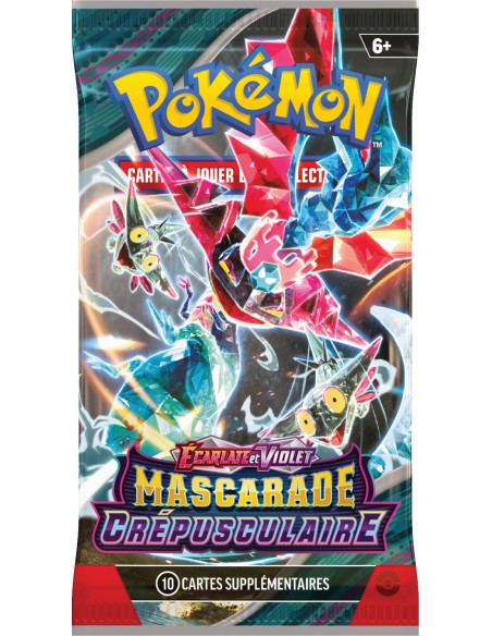 Booster EV06 Mascarade Crépusculaire Sous Blister - Francais - Boosters Pokémon | Keytwo.be votre boutique Pokémon de référence
