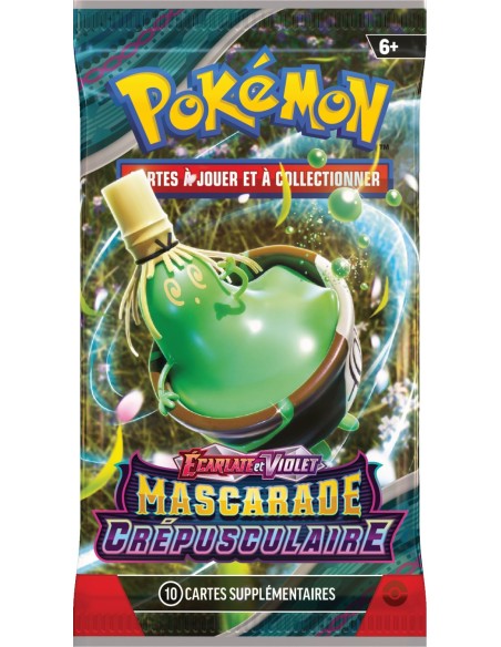 Booster EV06 Mascarade Crépusculaire Sous Blister - Francais - Boosters Pokémon | Keytwo.be votre boutique Pokémon de référence