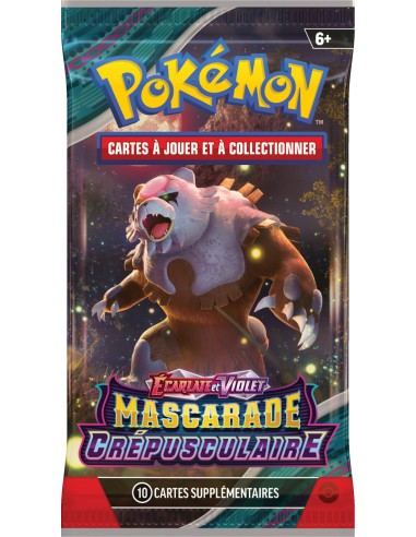 Booster EV06 Mascarade Crépusculaire Sous Blister - Francais - Boosters Pokémon | Keytwo.be votre boutique Pokémon de référence