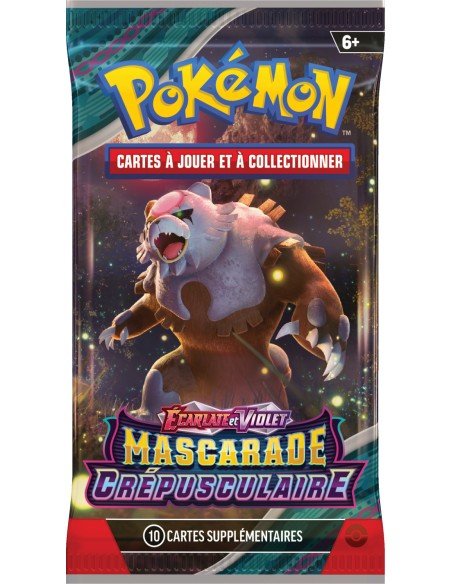 Booster EV06 Mascarade Crépusculaire Sous Blister - Francais - Boosters Pokémon | Keytwo.be votre boutique Pokémon de référence