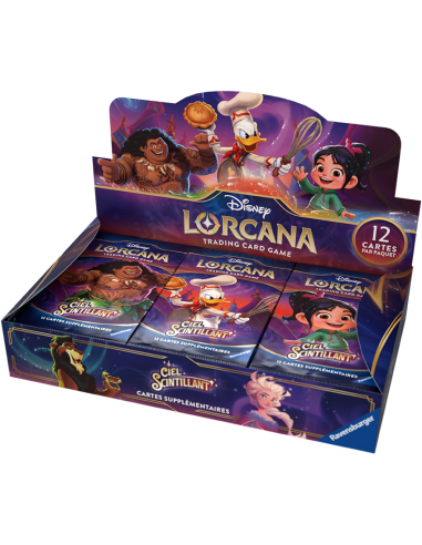 DISPLAY DE 24 BOOSTERS DISNEY LORCANA – CIEL SCINTILLANT - Accueil | Keytwo.be votre boutique Pokémon de référence