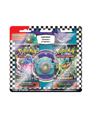 Pokémon - Rentrée des Classes 2024 - Duo Pack Ampibidou - Tripack Pokémon | Keytwo.be votre boutique Pokémon de référence