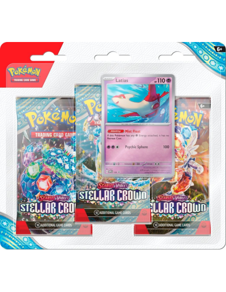 TriPack EV07  - Couronne Stellaire (français) - Tripack Pokémon | Keytwo.be votre boutique Pokémon de référence