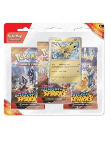 Tripack EV08 Illustration Électhor - Étincelles Déferlantes [FR] - Tripack Pokémon | Keytwo.be votre boutique Pokémon de référen