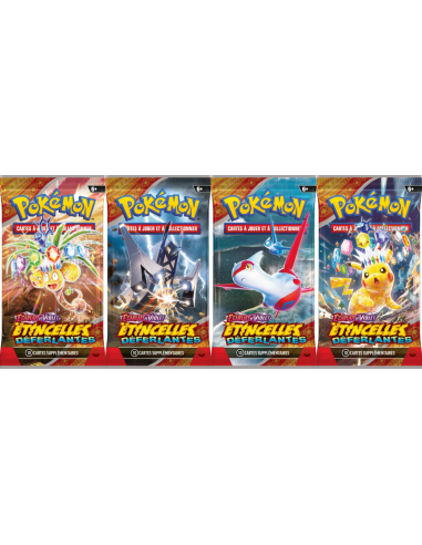 Booster Blister EV08 Étincelles Déferlantes - Illustration aléatoire [FR] - Boosters Pokémon | Keytwo.be votre boutique Pokémon 