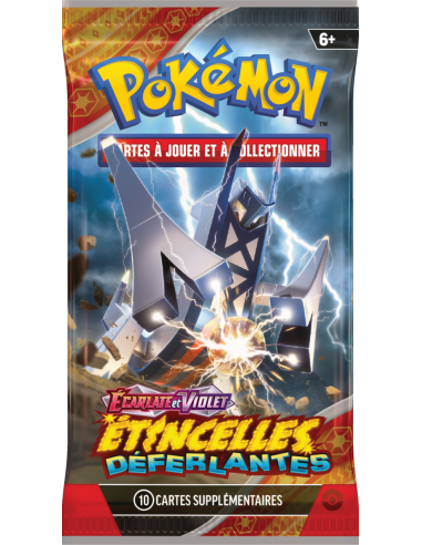 Booster Blister EV08 Étincelles Déferlantes - Illustration aléatoire [FR] - Boosters Pokémon | Keytwo.be votre boutique Pokémon 
