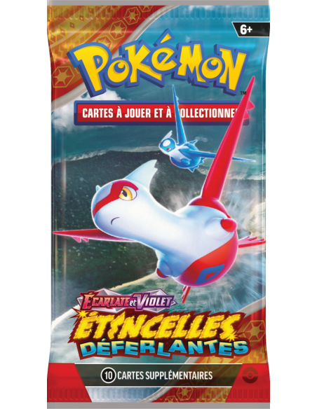 Booster Blister EV08 Étincelles Déferlantes - Illustration aléatoire [FR] - Boosters Pokémon | Keytwo.be votre boutique Pokémon 