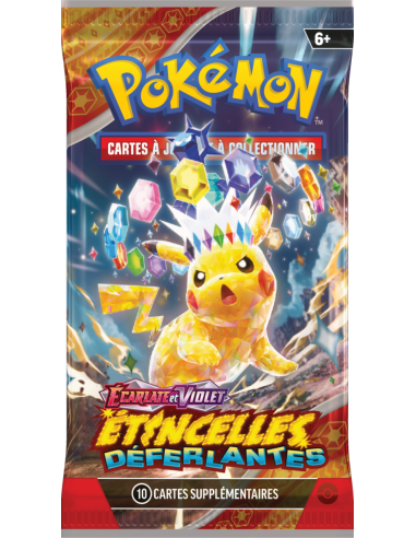 Booster Blister EV08 Étincelles Déferlantes - Illustration aléatoire [FR] - Boosters Pokémon | Keytwo.be votre boutique Pokémon 