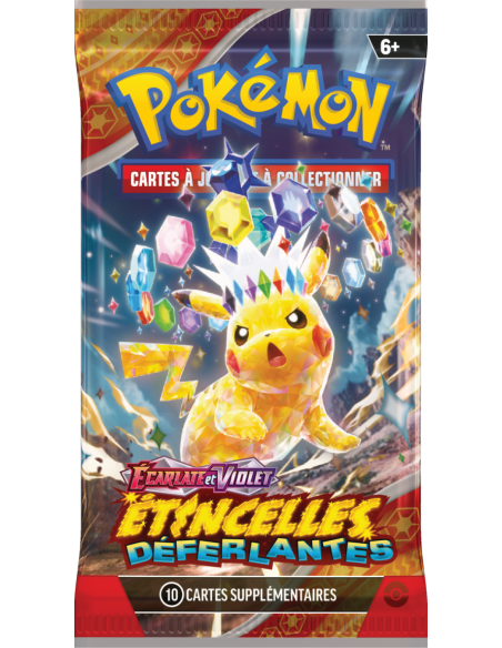 Booster Blister EV08 Étincelles Déferlantes - Illustration aléatoire [FR] - Boosters Pokémon | Keytwo.be votre boutique Pokémon 
