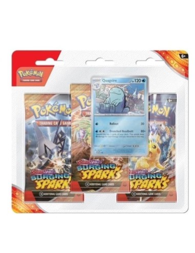 Tripack EV08 Illustration Maraiste - Étincelles Déferlantes [FR] - Tripack Pokémon | Keytwo.be votre boutique Pokémon de référen