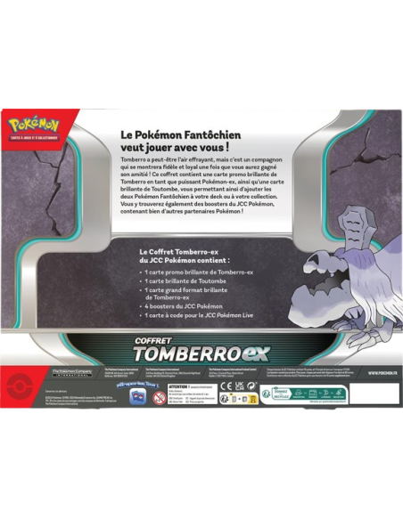 Coffret Pokémon Tomberro EX [FR] - Coffret Pokémon français | Keytwo.be votre boutique Pokémon de référence