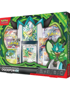 Coffret Collection Premium Ogerpon EX  Pokémon  [FR] - Coffret Ultra Premium | Keytwo.be votre boutique Pokémon de référence