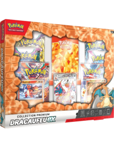 Coffret premium Dracaufeu ex 2023/10 [FR] - Coffret Pokémon français | Keytwo.be votre boutique Pokémon de référence