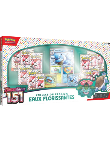 Coffret Pokemon 151 EV3.5 Collection Premium Eaux Florissantes [FR] - Accueil | Keytwo.be votre boutique Pokémon de référence