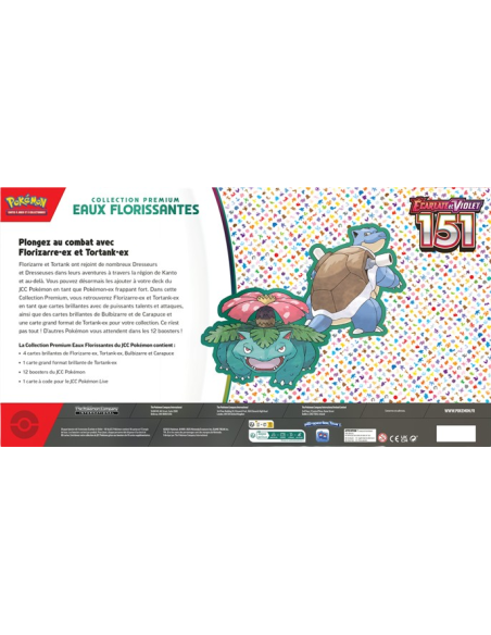 Coffret Pokemon 151 EV3.5 Collection Premium Eaux Florissantes [FR] - Accueil | Keytwo.be votre boutique Pokémon de référence