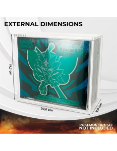 Protection Acrylique pour coffret ETB Elite Trainer Box UV Résistant (98%) - Protection Acrylique PROKASES® pour coffret ETB Eli 2