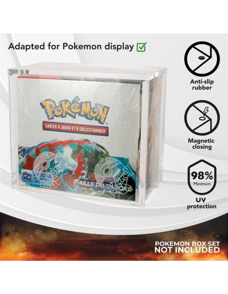 Protection Acrylique  pour Display  UV Résistant (98%) - Protection Acrylique PROKASES® pour coffret Display | Keytwo.be votre b